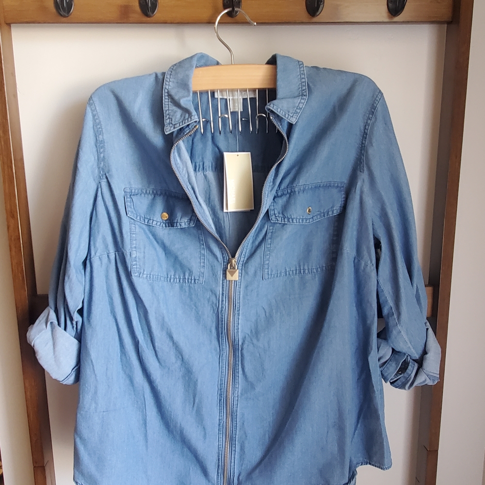 Women's Blue Denim Shirt